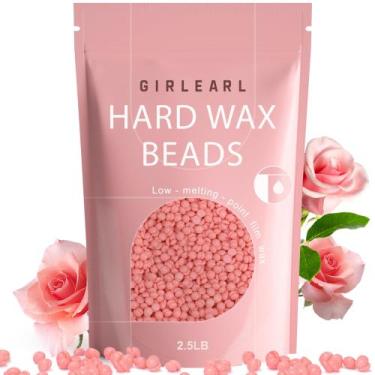 Imagem de Depilação brasileira com óleo de rosa dura Wax Beads GIRLEARLE 1,1 kg