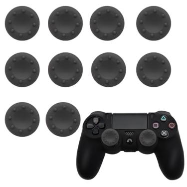 Imagem de 10 PCS Joystick Replacement Grip Caps for PS4/PS5 Controller, for PS5/PS4 Thumb Grips Caps, Anti-Stickiness, Anti-Slip, Anti-Scratch, Anti-Fingerprint