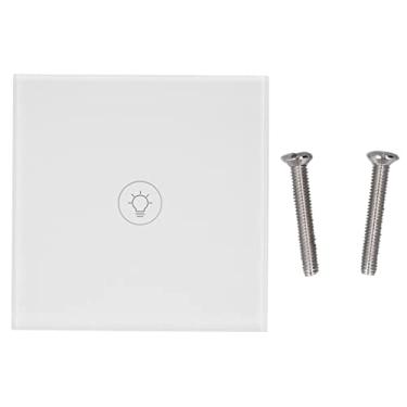 Imagem de Hyuduo Chave de Luz Inteligente, Função de Tempo do Painel de Toque de Controle Remoto, Interruptor de Luz de Parede Com Painel de Vidro, Compatível Com, para ZigBee