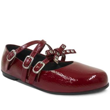 Imagem de Sapatilha Infantil Menina 28ao36 Laço Boneca Festa 02.51j (Vermelho, BR, Criança de 4 a 8 anos, Numérico, 28)