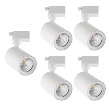 Imagem de Spot Led Trilho Eletrificado 10W Luz Fria 6500K Branco para Iluminação Direcionável e Decorativa (5)