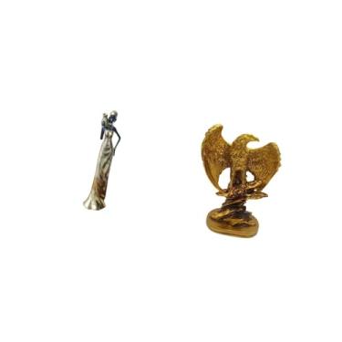 Imagem de Fenteer Escultura de Uma Tribal Africana, Estatueta Leve E Decorativa para Hotéis, Casa, Estatueta, Arte E Presente para Estantes, Sala de Jantar, Escr