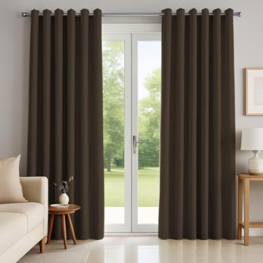 Imagem de Cortina Blackout 3,00x2,70m, Modelo Basic, Corta Luz para Varão Simples 2m – Conforto e Elegância para Sua Casa, (Tabaco)