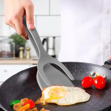 Imagem de Espátula multiobjetiva para panquecas, ovos e bifes, raspador antiaderente para cozinhar com cabo resistente ao calor para fritar