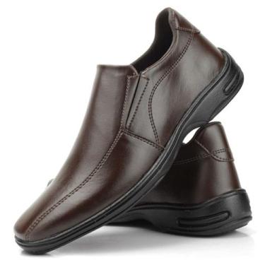 Imagem de Sapato Social Confort Masculino Casual Moderno Mocassim Cano Curto Bic
