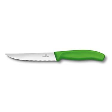 Imagem de Victorinox Faca suíça clássica gourmet steak, 12 cm, verde