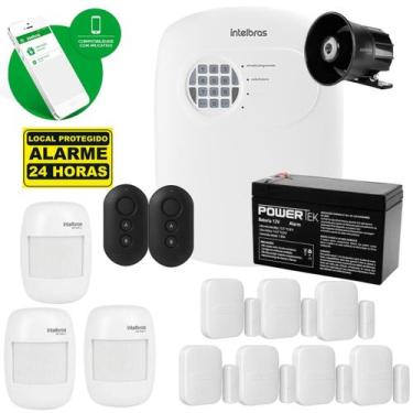 Imagem de Kit Alarme Intelbras Sensores Sf 7 Magnético 3 De Presença