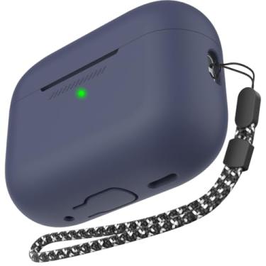 Imagem de Capa Case Premium Protetora Compatível Com AirPods Pro 3 terceira geração (azul)