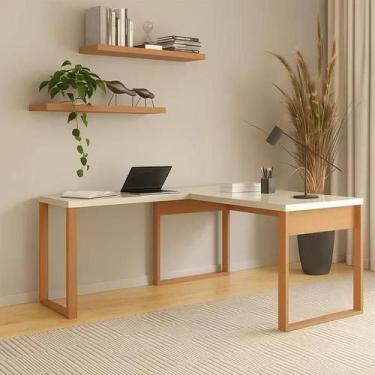 Imagem de Escrivaninha Mesa Escritório 100% Mdf Industrial - Pradel Móveis