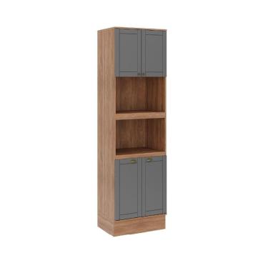 Imagem de Torre Quente 2 Fornos Milla Nog/cinza 70cm Carraro