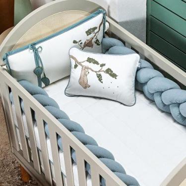 Imagem de Kit Berço Americano Exclusivo Carinho 100% Algodão - 07 peças - 002 CH