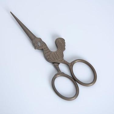 Imagem de 1 peça de costura bordado fantasia alfaiate chique frango cruz thrum fio bordado vintage costura tesoura corte artesanato (cobre)