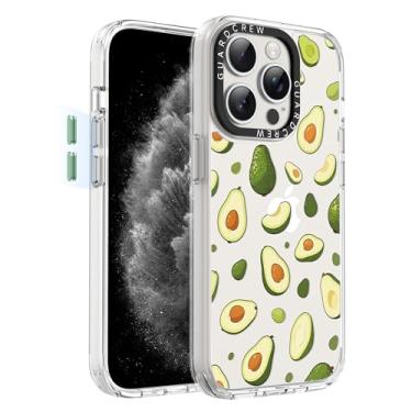 Imagem de GuardCrew Capa para iPhone 15 Pro Max, [proteção contra quedas de grau militar de 3,5 m à prova de colisão] [antiamarelamento e antidescasca] capa de telefone fina à prova de choque transparente de