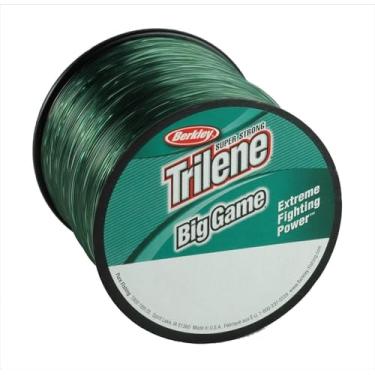 Imagem de Berkley Trilene® Big Game™, verde, 6,8 kg | 6,8 kg, 900 m | linha de pesca de monofilamento de 822 m, adequada para ambientes de água salgada e doce, marrom costeiro