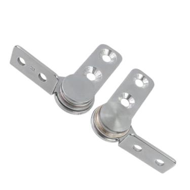 Imagem de LC LICTOP Dobradiça de eixo de torque de 4,5 N.M, 1 par de dobradiças de fricção de amortecimento de posicionamento ajustável de 0,95 polegadas para caixa de janela de porta de armário de mesa