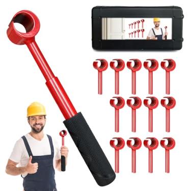 Imagem de Door Hinge Adjustment Tool Kit Door Gap Adjustment Tool for Precise Hinge Gap Adjustment Upgraded Hinge Gap Adjusting Wrench for Installation and Repair of Residential and Commercial-4