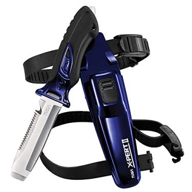 Imagem de TUSA Faca de mergulho FK-920 X-Pert II, ponta cega, azul cobalto