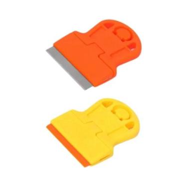 Imagem de Mini Raspador De Lâmina De Plástico Para Remoção De Cola, Adesivos E T