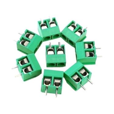 Imagem de Kit De Conectores De Bloco Terminal PCB 50PCS, Pino Reto De 5.0mm, 2P 