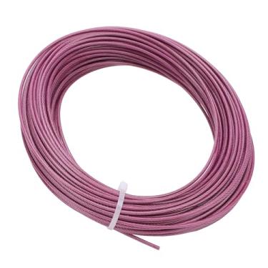 Imagem de Hyuduo Kit Tensor de Fio Esticador de Cabo de Aço Revestido Roxo, Suporte de Planta de Treliça de Aço Inoxidável 304 para Glicínias de Videira de Jardim Com Fácil Instalação