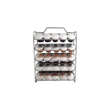 Imagem de Suporte para Cápsulas de Café, Metal, 42 Unidades, 27cm x 16,5cm x 9,5cm, Organizador para Nespresso
