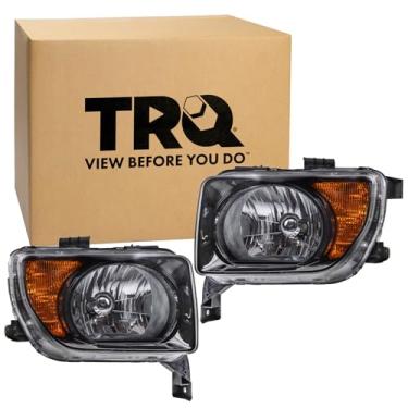 Imagem de TRQ Conjunto de montagem de faróis compatíveis com Honda Element EX LX HO2518114 HO2519114 HO2519114 2007-2008