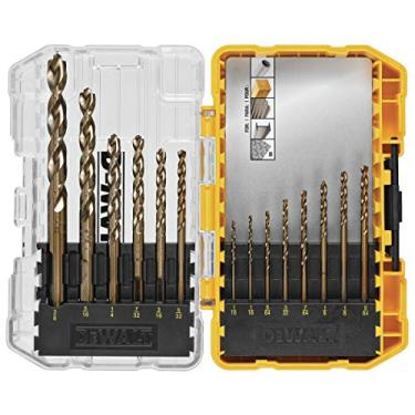 Imagem de Kit de brocas DEWALT DWA1240 com ponto piloto, 14 peças