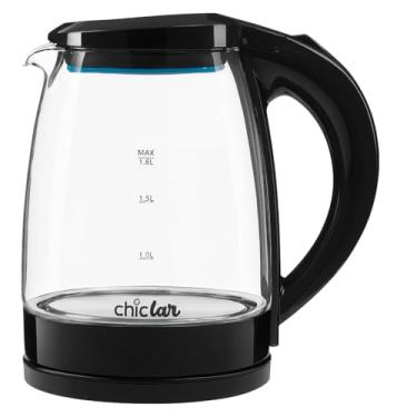 Imagem de Chaleira Elétrica Glass 1,8L Chic Lar – Vidro Temperado, Led, Ferve Água Rápido, 127V/220V