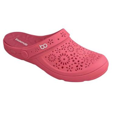 Imagem de Chinelo Babuche Nellie Conforto Anatômico Feminino Goiaba - Boa Onda, 