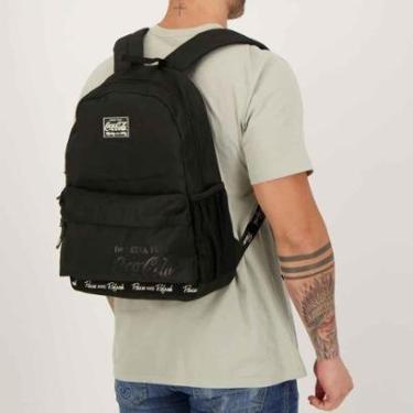 Imagem de Mochila Coca Cola Color Flat Preta-Unissex