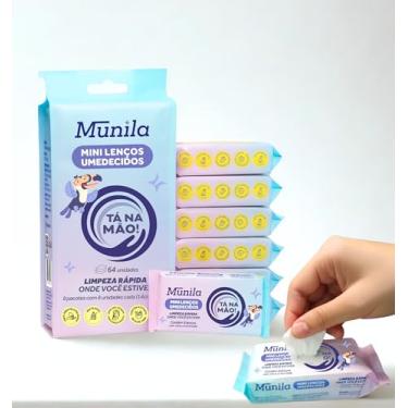 Imagem de LENÇO UMEDECIDO TÁ NA MÃO PACK C/8 MUNILA