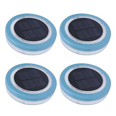 Imagem de Hyuduo Luzes Solares Flutuantes para Piscina 4 Unidades LED Luzes Solares para Piscina Ao Ar Livre Com 8 LEDs 4 Cores IP68 à Prova d'água ABS + Material de PC para Lagos Jardins