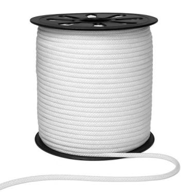 Imagem de Cordão Fio Náutico 5mm branco com 100 metros - Cordôes Nova Cor