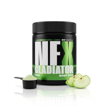 Imagem de Newfour NFX Gladiator Pré-Treino 360g Sabor Maçã Verde, Suplemento Energético Performance com Cafeína, L-Carnitina e Complexo B