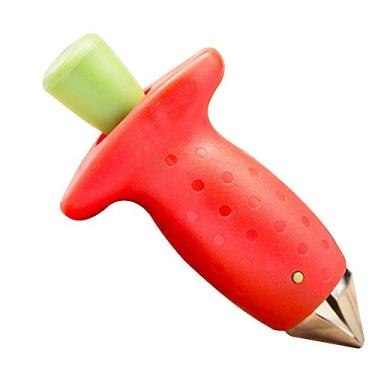 Imagem de Utensílios de Cozinha Aço Inoxidável Estilo Coreano Dispositivo Cabeça Fruta para Morango Tomate Frutas Macias Fácil Usa