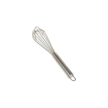 Imagem de Wincy Batedor de Ovos Fouet Profissional, Aço Inox, Prateado, 27,5cm