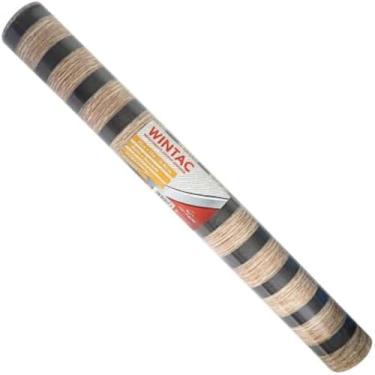 Imagem de Plastico Adesivo de Madeira Escura Ripado