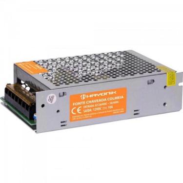 Imagem de Fonte Colmeia Hayonik Ftc1210 12vdc 10a 120w Bivolt Automática