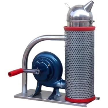 Imagem de Fumador celular, defumador de aço inoxidável com escudo térmico, kit de soprador manual, equipamento de apicultura