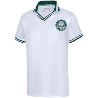 Imagem de Camisa Palmeiras Retrô 1998 Branco Infantil Juvenil-Unissex