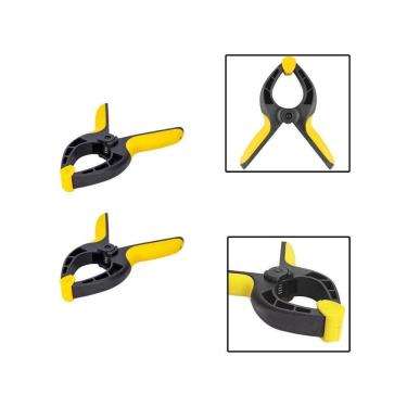 Imagem de Kit 2 Grampos Sargento Multiuso Para Marceneiro 3 Pol. 75Mm