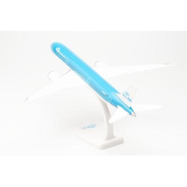 Imagem de herpa Modelo de avião de encaixe KLM Boeing 787-9 Dreamliner – PH-BHP Tulp/Tulipa na escala de 1:200, miniatura de plástico com pedastal, construção de modelos, edição de colecionadores