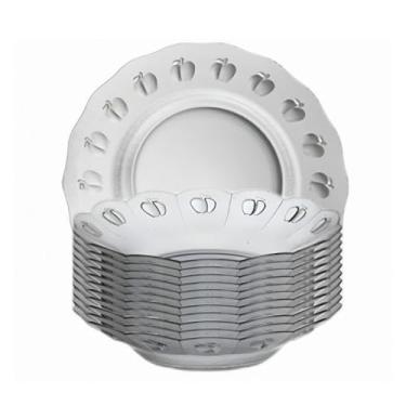 Imagem de Jogo De Pratos Fundos 12 Peças Em Vidro Para Almoço/Janta