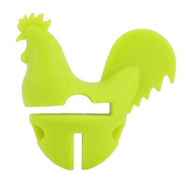 Imagem de HEEPDD Clipe de Panela de Silicone Em Forma de Galo, Ferramenta de Cozinha de Resistência Ao Calor para Cozinhar Tampa de Cozimento, Levantador de Colher, Descanso Adequado para Forno,