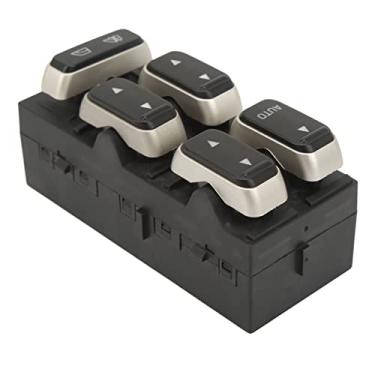Imagem de Acouto Substituição da Janela Elétrica Town Car 2003-2008, Interruptor de Controle da Janela Lateral do Motorista Dianteiro Esquerdo, OE 3W1Z14529BA, 4W1Z14529AAA, 5W1Z14529BA, Material ABS, Fácil