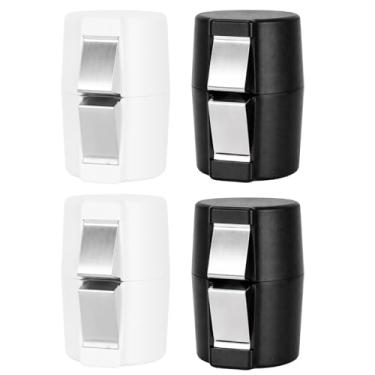 Imagem de Abridor de casca de ovo, conjunto de 4 peças de aço inoxidável para ovos cozidos e crus, ferramenta eficiente para biscoitos de ovos para cozinheiros domésticos e entusiastas de confeitaria, 2 cores