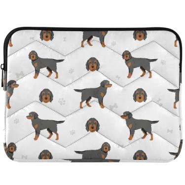 Imagem de Capa protetora para laptop Rottweiler Poodle Dogs fofa bolsa para laptop universal de 13 polegadas capa para laptop de 14 polegadas