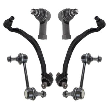 Imagem de TRQ Kit de direção dianteira e suspensão compatível com Chrysler Sebring Dodge Avenger 1995-1998 Eagle Talon 1995-1999 Mitsubishi Eclipse 1994-1998 Galant