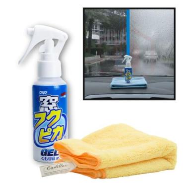 Imagem de Kit Antiembacante Gel Para Vidros SOFT99 80ml + Pano Cadillac