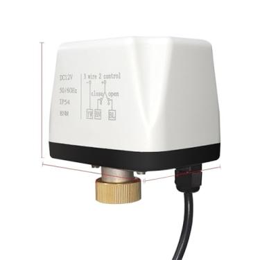 Imagem de 1 atuador de válvula elétrica de 8 Nm usado para controle automático de válvula elétrica ON/OFF (AC220V, CR202(retorno de mola))